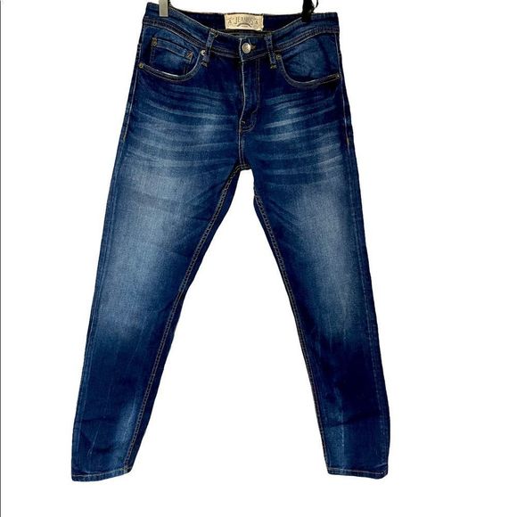Straight leg Distressed Denim 30X3